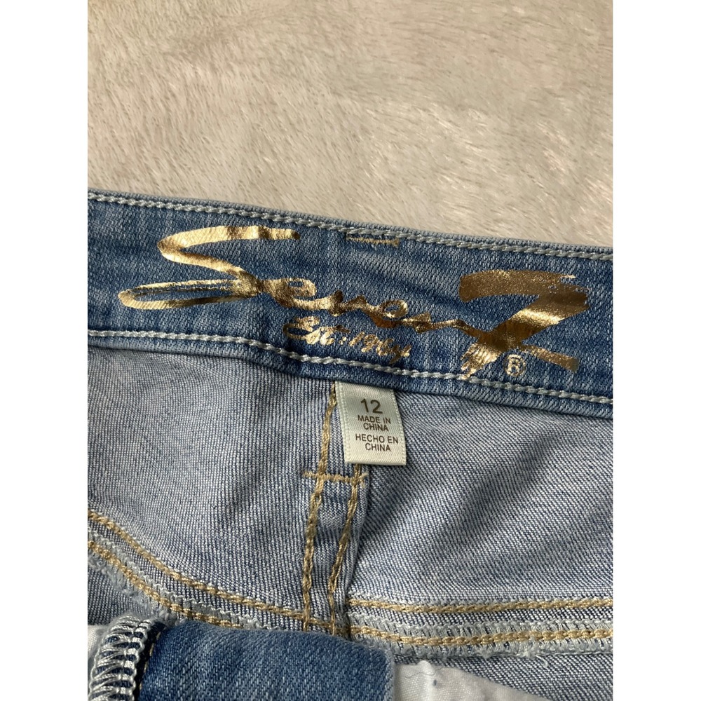 Seven7 Jean Shorts Size 12 - Picture 3 of 4